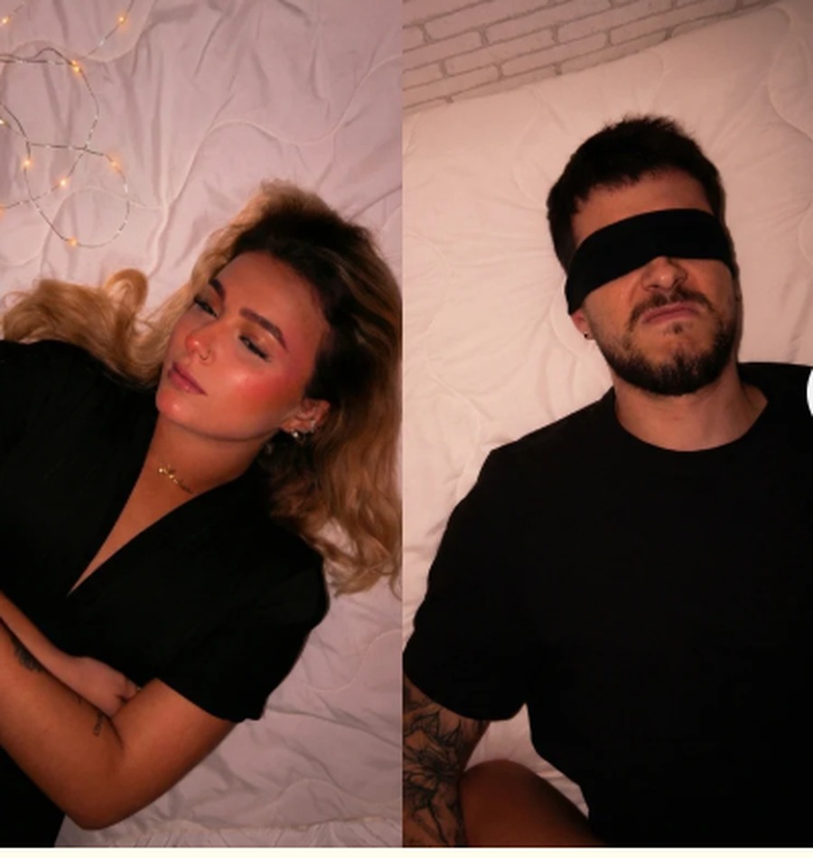 Antes: casal sem o Love Cards